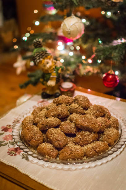 Melomakarona / Greek Honey drenched Christmas cookies